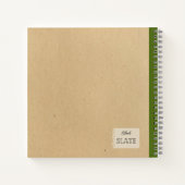 Ein gelber Apfel mit Blätter Personalisierter Comp Notizblock (Rückseite)