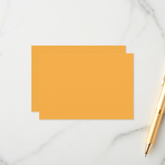 ein gelber Hintergrund mit Begleitkarte (Vorderseite/Rückseite Beispiel)