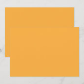 ein gelber Hintergrund mit Einladung (Vorne/Hinten)