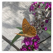 Ein gelber Schmetterling Fliese (Vorderseite)