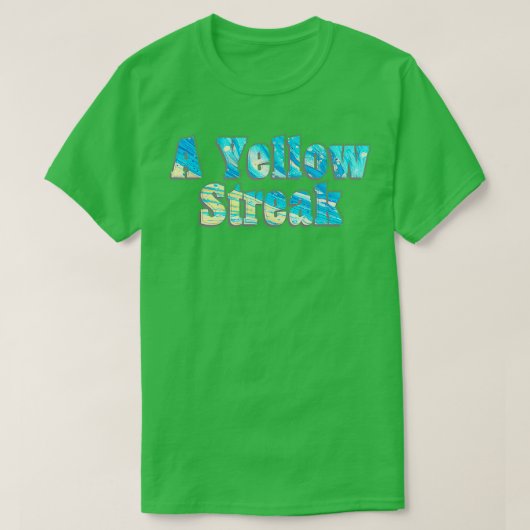 Ein gelber Streifen T-Shirt (Design vorne)