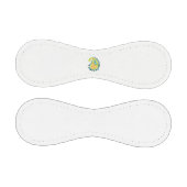 ein gelber und grüner Pisley mit Blätter und Blume Baseball (Paneele)