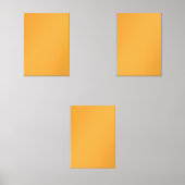 Ein gelbes Quadrat mit einem sauberen weißen Rand, Bilderwand Sets (Vorderseite)