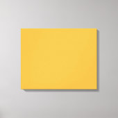 Ein gelbes Quadrat mit einem sauberen weißen Rand, Leinwanddruck (Vorderseite)