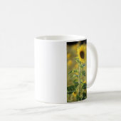 Ein gelbes Sonnenblumenfoto Kaffeetasse (VorderseiteRechts)