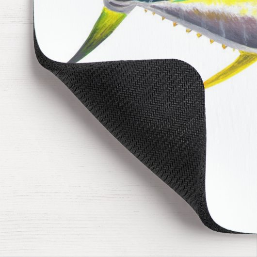 Ein Gelbflossen-Thunfischfische mousepad (Ecke)