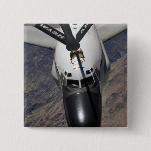 Ein Gelenk-Untersuchungsflugzeug des Niet-RC-135 Button