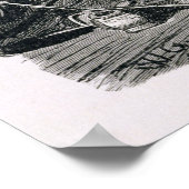 Ein gelernter Mann, der im Koran absorbiert wird Poster (Ecke)