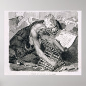 Ein gelernter Mann, der im Koran absorbiert wird Poster (Vorne)