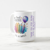 Ein geliebter Lehrer Personalisiert Dankeschön Kaffeetasse (Vorderseite Links)