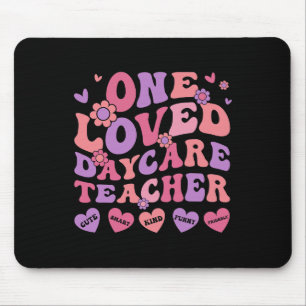 Ein geliebter Tagesstätten-Lehrer Valentinstag Kin Mousepad