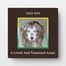 Ein geliebter und geschätzter Engel Fotoplatte