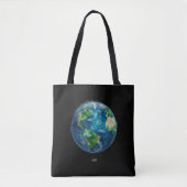 Ein Gemälde der Erde im Weltraum Tasche (Vorderseite)