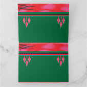 ein Gemälde eines Frosches auf einem Grasfeld Dankeskarte (Innenseite)