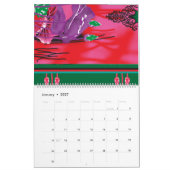 ein Gemälde eines Frosches auf einem Grasfeld Kalender (Jan 2027)