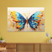ein Gemälde eines Schmetterlings Leinwanddruck (Insitu (Wohnzimmer))
