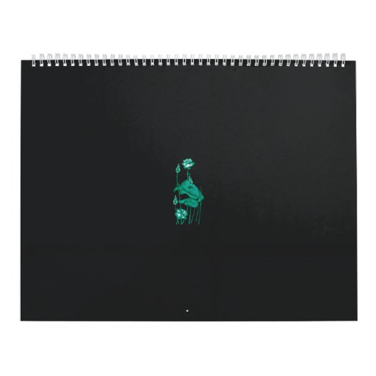 ein Gemälde mit einer Blume und einem Fisch auf ei Kalender (Titelbild)