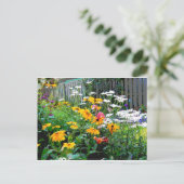 Ein gemalter Garten Postkarte (Stehend Vorderseite)