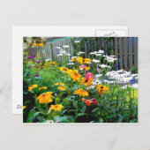 Ein gemalter Garten Postkarte (Vorne/Hinten)