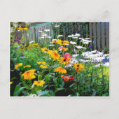 Ein gemalter Garten Postkarte (Vorderseite)