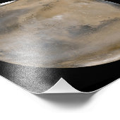 Ein gemäßigter Nordsommer/Südwinter auf den Mars Fotodruck (Ecke)