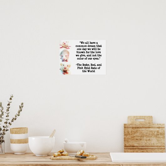 Ein gemeinsames Traumposter Poster (Küche)