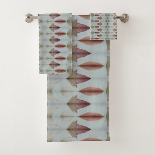 Ein Gemustertes Bad mit Wasserfarbe Badhandtuch Set (Insitu)