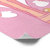 Ein gemütlicher Frosch Poster (Ecke)