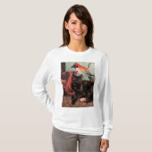Ein gemütlicher Innenhof T-Shirt (Vorne ganz)