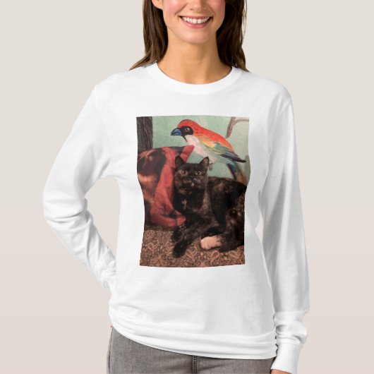 Ein gemütlicher Innenhof T-Shirt (Vorderseite)