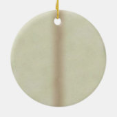 Ein gemütlicher Weihnachtstee Keramikornament (Hinten)