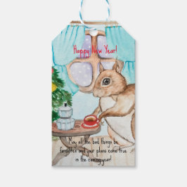 Ein gemütlicher zeichn eines niedlichen Eichhörnch Geschenkanhänger