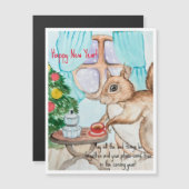 Ein gemütlicher zeichn eines niedlichen Eichhörnch Magnetkarte (Vorne/Hinten)