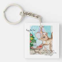 Ein gemütlicher zeichn eines niedlichen Eichhörnch