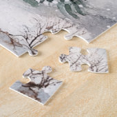 Ein gemütliches Cottage im Winter Puzzle (Seite)