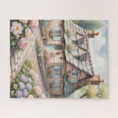 Ein gemütliches Dorf Puzzle (Horizontal)