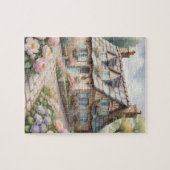 Ein gemütliches Dorf Puzzle (Horizontal)