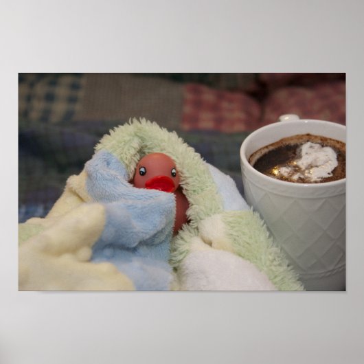 Ein gemütliches Ducky Night Poster (Vorne)