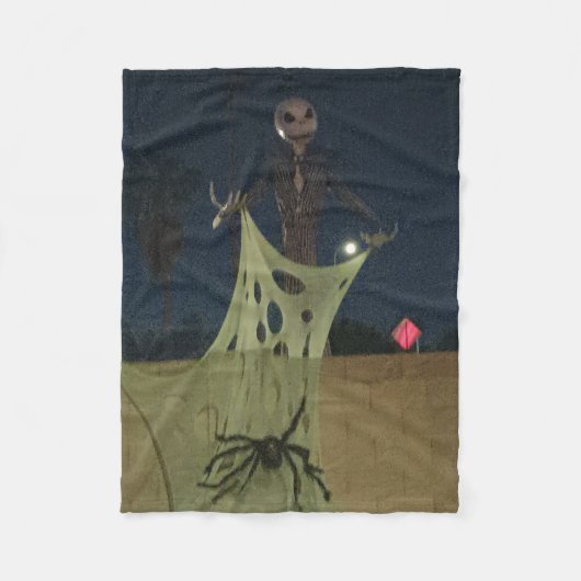 ein gemütliches Halloween  Fleecedecke (Vorderseite)