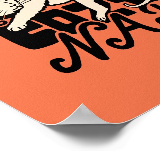 Ein gemütliches Nickerchen Poster (Ecke)