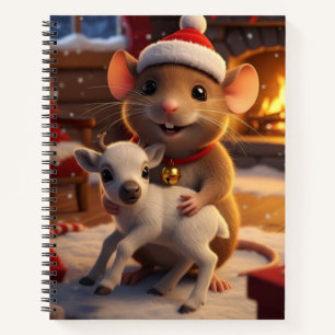 Ein gemütliches Weihnachten mit Freunden Notizblock