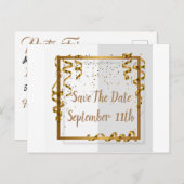 Ein generischer Save the Date Postkarte (Vorne/Hinten)