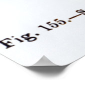 Ein Genethliac oder ein astrologisches Horoskop Poster (Ecke)