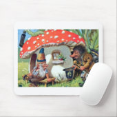 Ein Genom, der in einer Pilzsaal-Hütte lebt Mousepad (Mit Mouse)