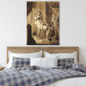 Ein Gentleman auf seiner Toilette, 1660 Leinwanddruck (Insitu (Schlafzimmer))