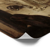 Ein Gentleman auf seiner Toilette, 1660 Poster (Ecke)