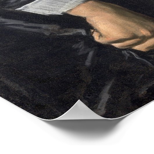 Ein Gentleman - Frans Hals Fine Art Poster (Ecke)