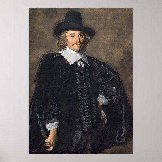 Ein Gentleman - Frans Hals Fine Art Poster (Vorne)