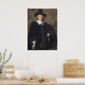 Ein Gentleman - Frans Hals Fine Art Poster (Küche)