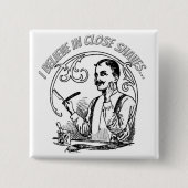 Ein Gentleman's Classic Shave Button (Vorderseite)